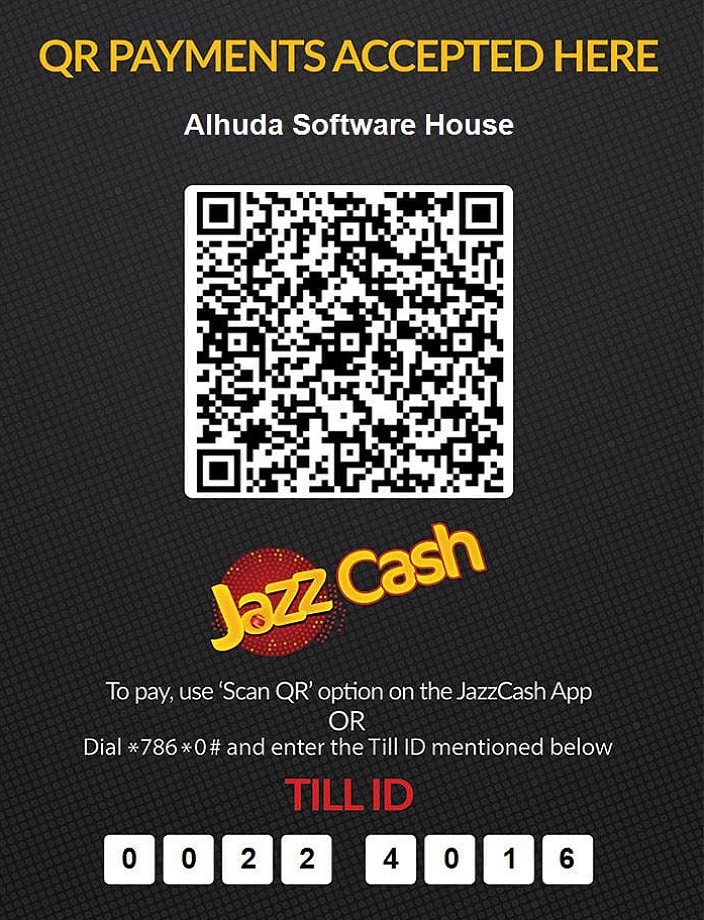 Pay with JazzCash QR Code